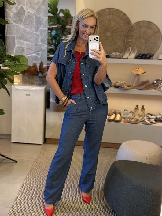 Colete Monnari Jeans 1812 - K6149MO - CS BY KATI