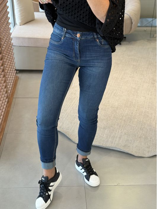 Calça Morena Rosa Jeans Skinny Média Azul 0511 - K... - CS BY KATI