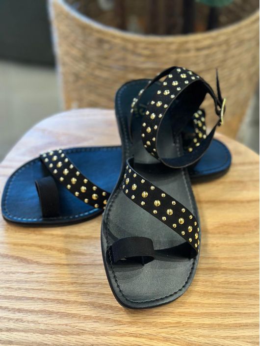 Rasteira CS Shoes Léia Preto 0910 - K1145CS - CS BY KATI