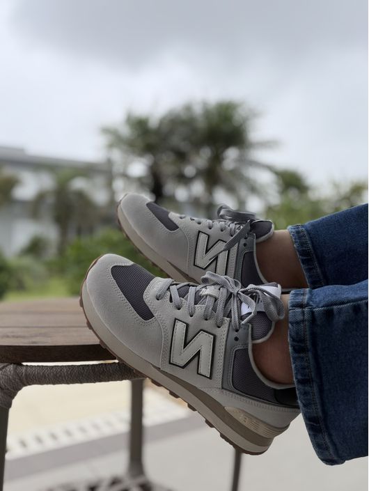 Tênis New Balance 574V2 Cinza/Grafite 1302 - K3498... - CS BY KATI