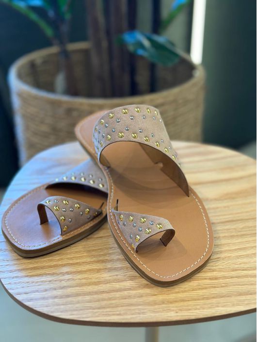Rasteira CS Shoes Mag Areia - K1214CS - CS BY KATI