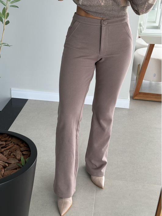 Calça Vanews Em Ponto Roma Fendy - K12303000V - CS BY KATI