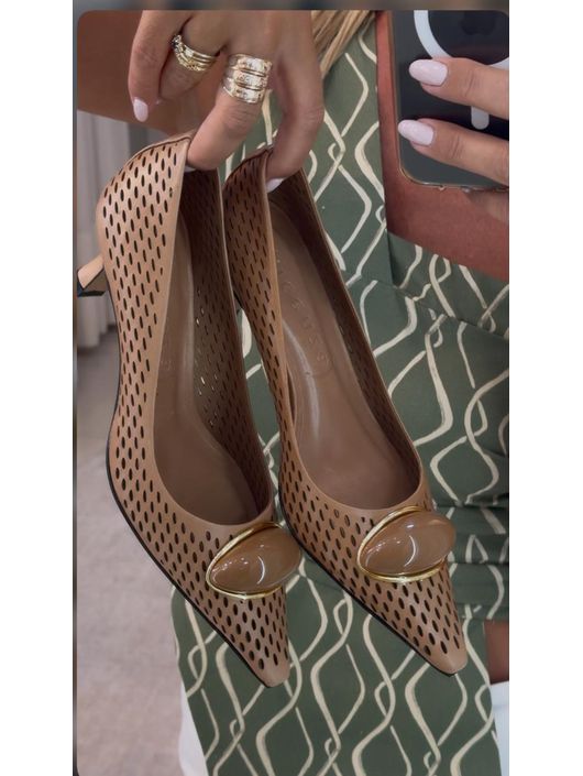 Scarpin Vicenza Kate Caramelo - K11880V - CS BY KATI