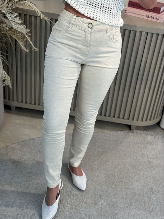 Calca Maria.Valentina Skinny M. Julia Cós Alto Bás... - CS BY KATI
