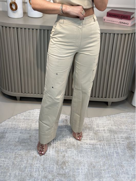 Calça Cargo Morena Rosa Com Cós Alto - K18440M - CS BY KATI