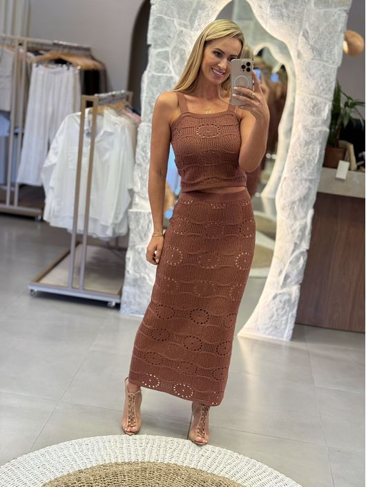 Conjunto Le Bongã Tricô Mocha Mousse 3010 - K24044... - KATI MODAS