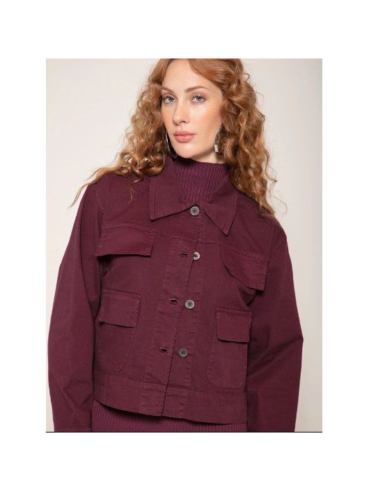 Jaqueta Biamar Em Sarja Com Detalhe De Bolsos Fron... - KATI MODAS