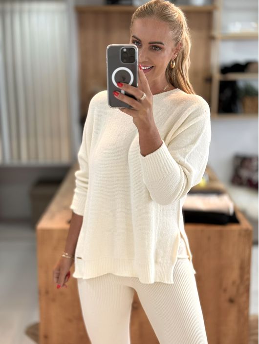 Blusa Fio Nuvem Off White 0706 - K11339A - KATI MODAS