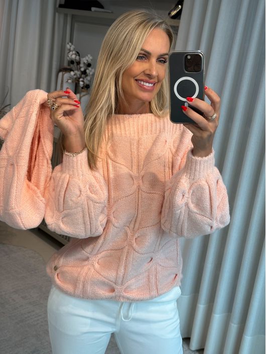 Blusa Biamar Com Gola Removível Laranja - K11856B - KATI MODAS
