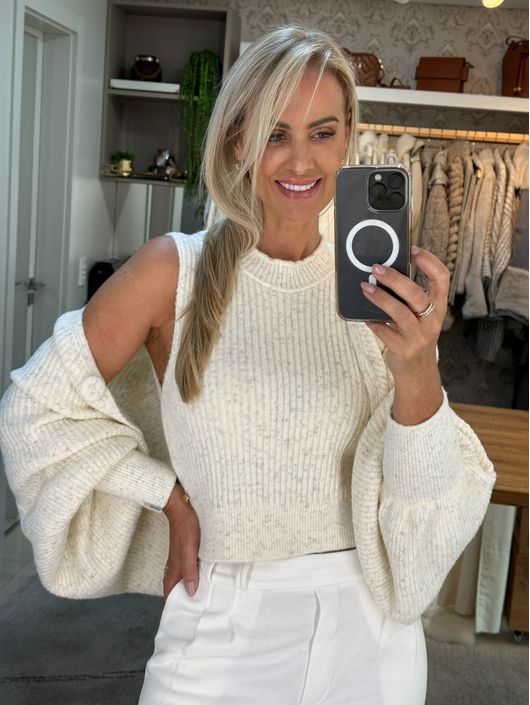 Regata Abenção Com Gola Media Off White - K11745A... - KATI MODAS