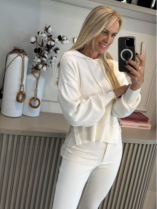 Blusa Biamar Mullet com capuz off 02/05 - K11135B - KATI MODAS