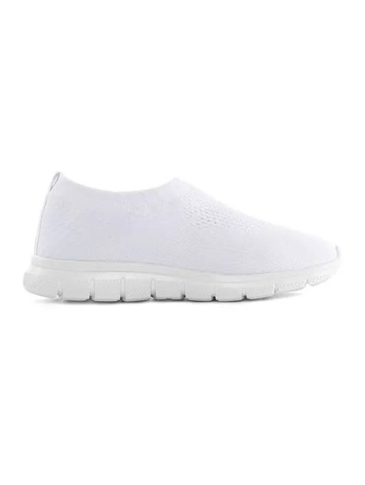 Tênis De Tricô Sem Cadarço Off White - K026910AM... - KATI MODAS