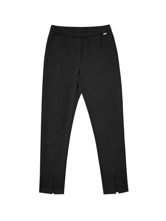 Calça Biamar Com Abertura Frontal Preto - K12003B - KATI MODAS
