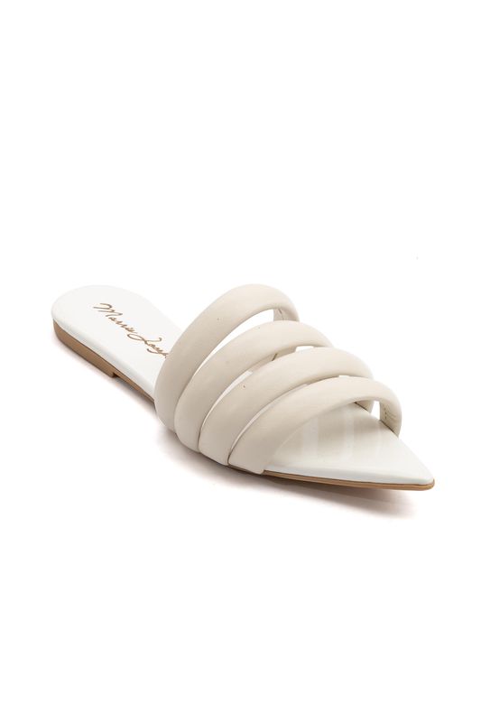 Mule Vitória Off White - Marrie Josefine