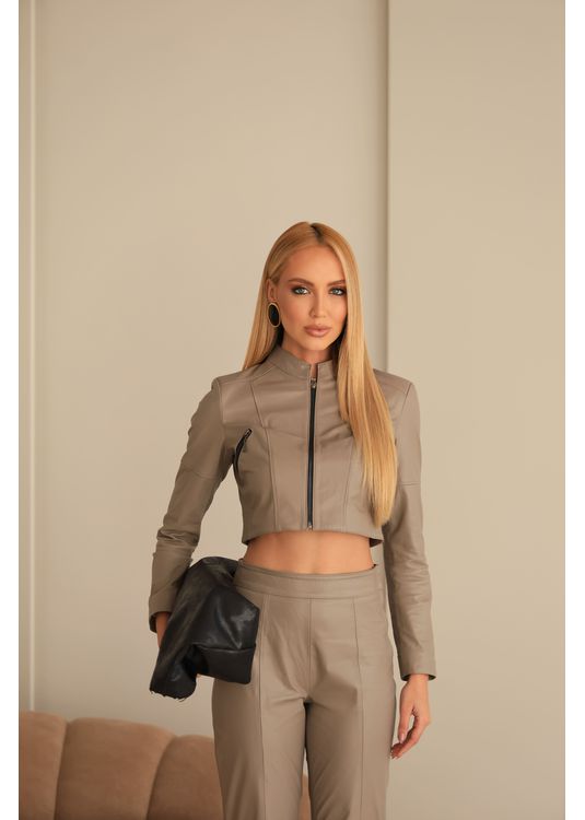 Jaqueta Couro Feminina Fendi Isa - Elite Couro Store