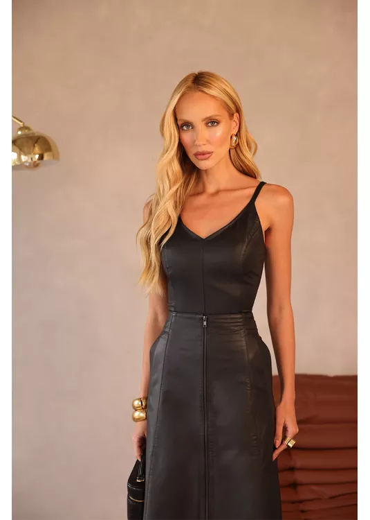 Cropped Couro Pelica Feminino Preto... - Elite Couro Store