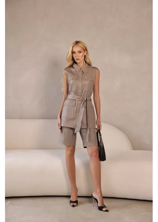Colete De Couro Feminino Fendi Yasm... - Elite Couro Store