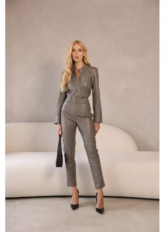 Camisa de Couro Pelica Feminina Con... - Elite Couro Store
