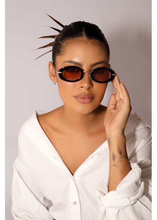 Óculos De Sol Roy Nude - Mafê Eyewear Store