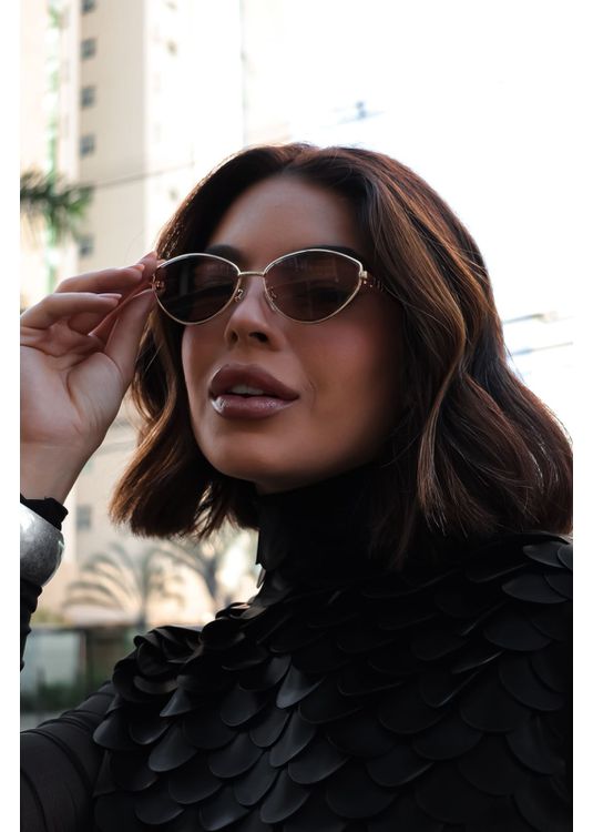 Óculos Skyline MafÊ Marrom - Mafê Eyewear Store