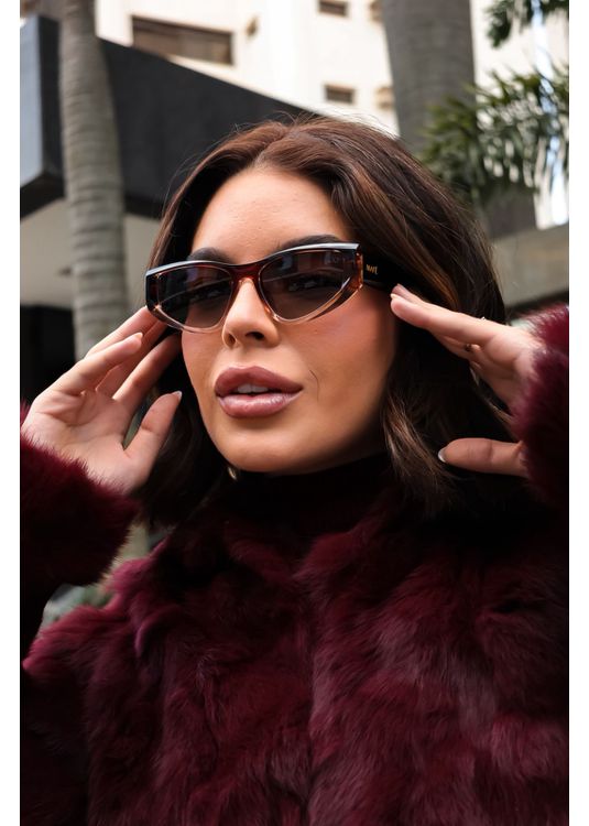 Óculos Cube Mascavo - Mafê Eyewear Store