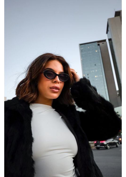 Óculos Nicolle Preto MafÊ - Mafê Eyewear Store
