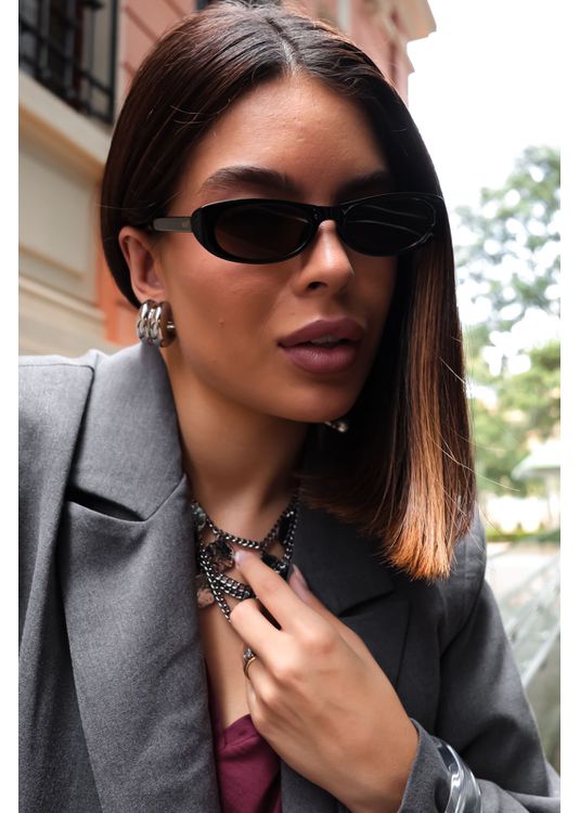Óculos De Sol Maria 2.0 Preto - Mafê Eyewear Store
