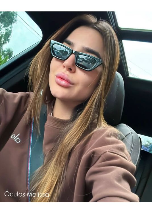 Óculos Cat Eye Melissa Preto MafÊ - Mafê Eyewear Store