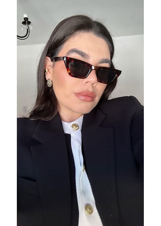 Óculos Cat Eye Melissa Animal Print Mafê - Mafê Eyewear Store