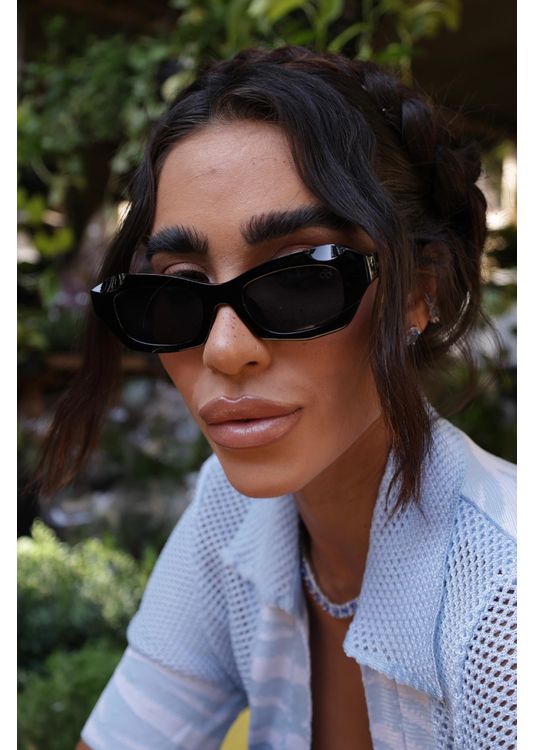 Óculos De Sol Brisa Preto MAFÊ - Mafê Eyewear Store