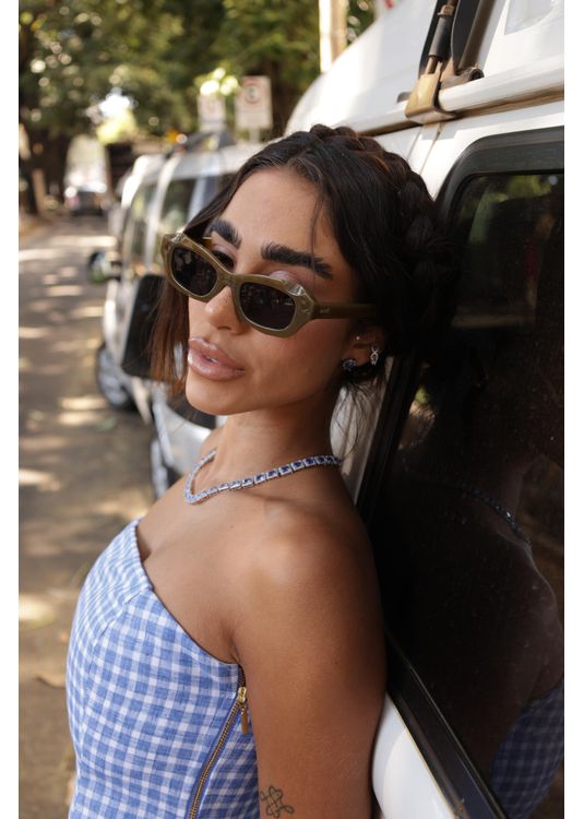 Óculos De Sol Brisa Pistache - Mafê Eyewear Store