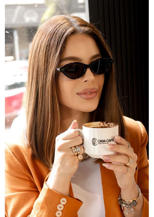 Óculos de Sol Elan Preto MAFÊ - Mafê Eyewear Store