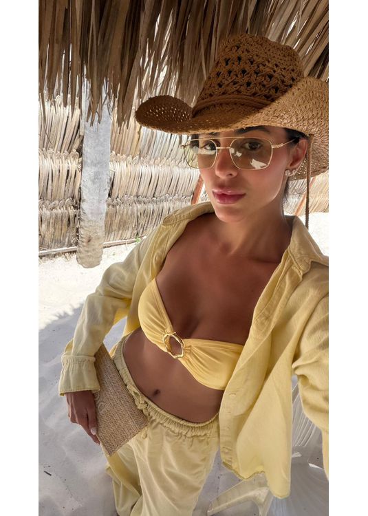 Óculos De Sol Ivy Lente Verde Matcha - Mafê Eyewear Store