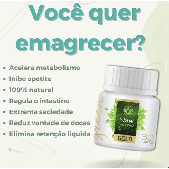 NewGreen Gold - Detox e Saciedade Natural