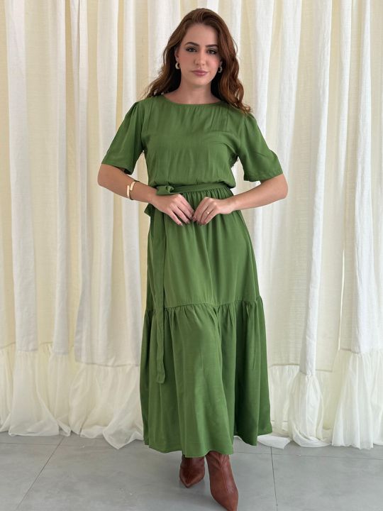 Vestido Fernanda Verde 