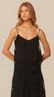 Blusa de Alça com Renda Preto