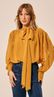 Camisa Manga Longa com Faixa Amarelo