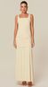 Vestido Longo em Malha com Textura Off