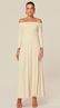 Vestido Ombro a Ombro em Malha Off 