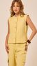 Colete com Recortes Amarelo
