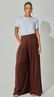 Calça Pantalona com Pregas