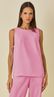 Blusa Amarração Lateral Rosa