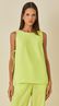 Blusa Amarração Lateral Amarelo