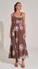 Vestido Midi Estampado