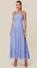Vestido Midi em Laise Azul