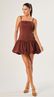 Vestido Balonê Mini Moca Wear 