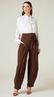 Calça Ballon Marrom