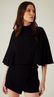 Blusa Gola Alta Preto 