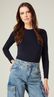 Body Manga Longa Preto