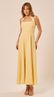 Vestido Longo com Alça Larga Amarelo